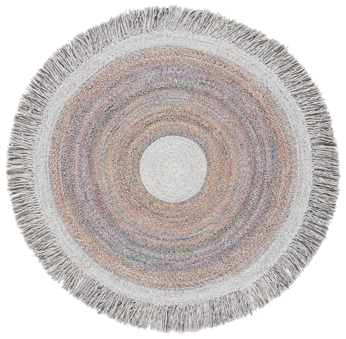 Safavieh Cape Cod 5'-0" x 5'-0" Rug in Yellow / Pink
