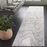 Safavieh Prestige 2'-3" x 8'-0" Rug in Ivory / Grey