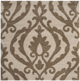 Safavieh Florida Shag 6'-7" x 6'-7" Rug in Cream / Beige