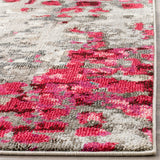 Safavieh Monaco 5'-1" x 7'-7" Rug in Grey / Fuchsia