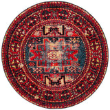 Safavieh Vintage Hamadan 5'-3" x 5'-3" Rug in Red / Multi