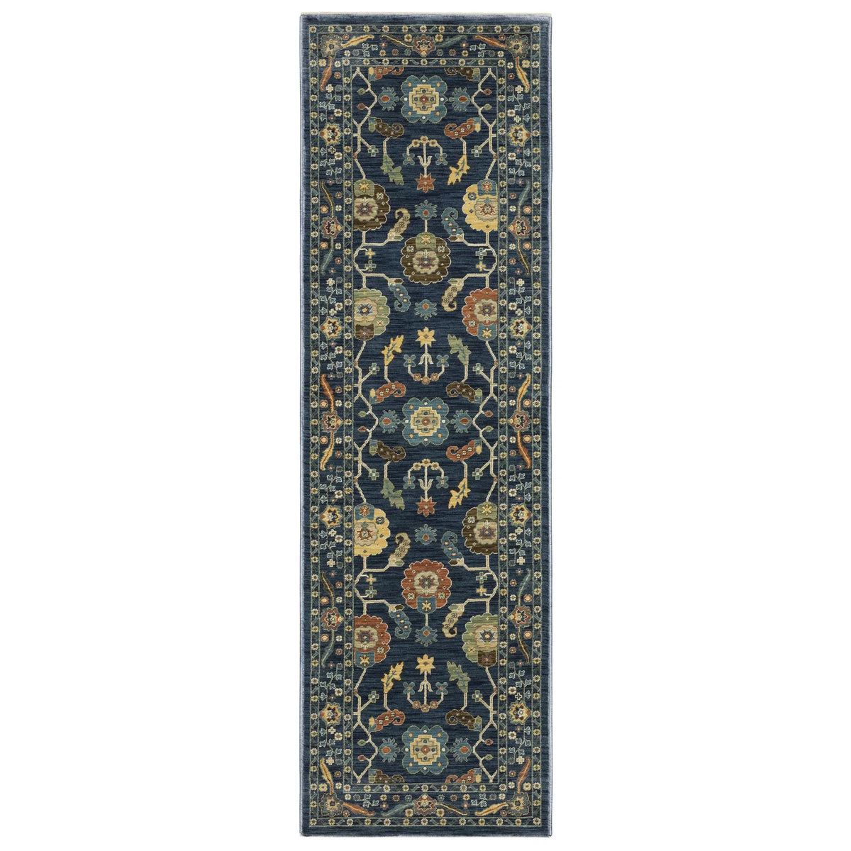 Oriental Weavers Sphinx Francesca Fr03F Blue/ Multi Rug - runner