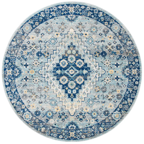 Safavieh Madison 6'-7" x 6'-7" Rug in Grey / Cream