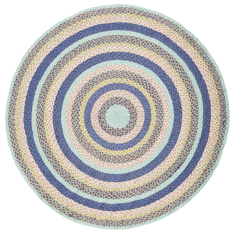 Safavieh Cape Cod 5'-0" x 5'-0" Rug in Blue / Green