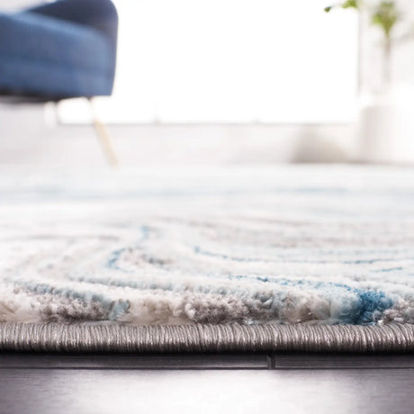Safavieh Meadow 500 4'-0" x 6'-0" Rug in Blue / Grey