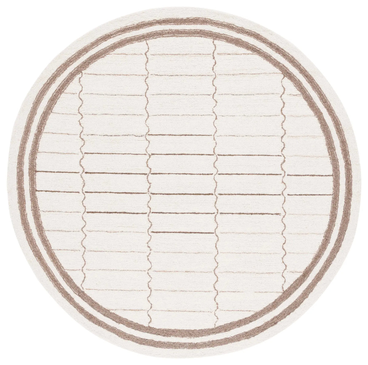 Safavieh Metro 6'-0" x 6'-0" Rug in Ivory / Brown