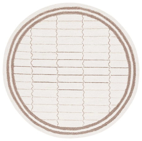 Safavieh Metro 6'-0" x 6'-0" Rug in Ivory / Brown