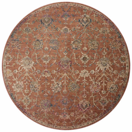 Loloi Giada Gia-05 Terracotta/Multi Rugs - round flat