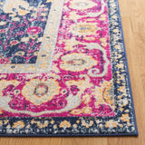 Safavieh Granada 6'-7" x 9'-0" Rug in Blue / Fuchsia