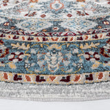 Safavieh Bayside 6'-7" x 6'-7" Rug in Blue / Grey