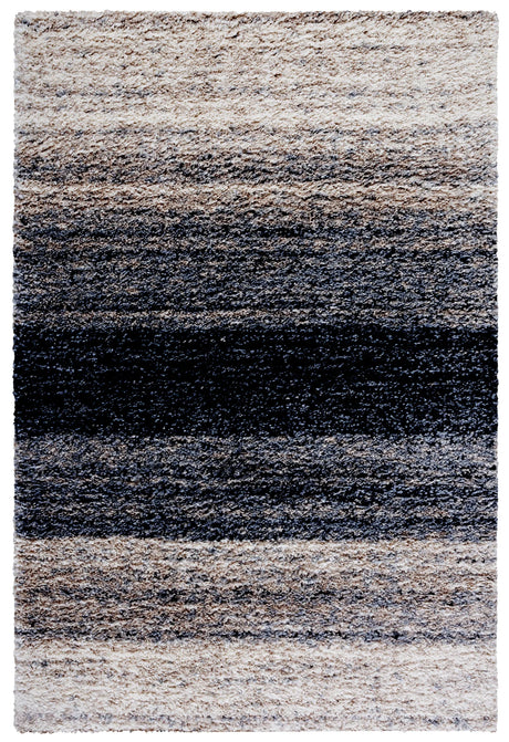 Safavieh Berber Shag 4'-5" x 6'-5" Rug in Grey / Charcoal