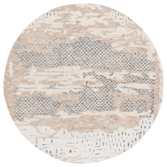 Safavieh Harvest 6'-0" x 6'-0" Rug in Beige / Grey
