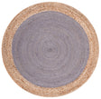 Safavieh Natural Fiber 3'-0" x 3'-0" Rug in Grey / Natural