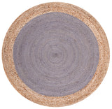 Safavieh Natural Fiber 3'-0" x 3'-0" Rug in Grey / Natural