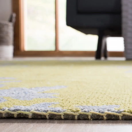 Safavieh Stone Wash 5'-0" x 8'-0" Rug in Chartreuse
