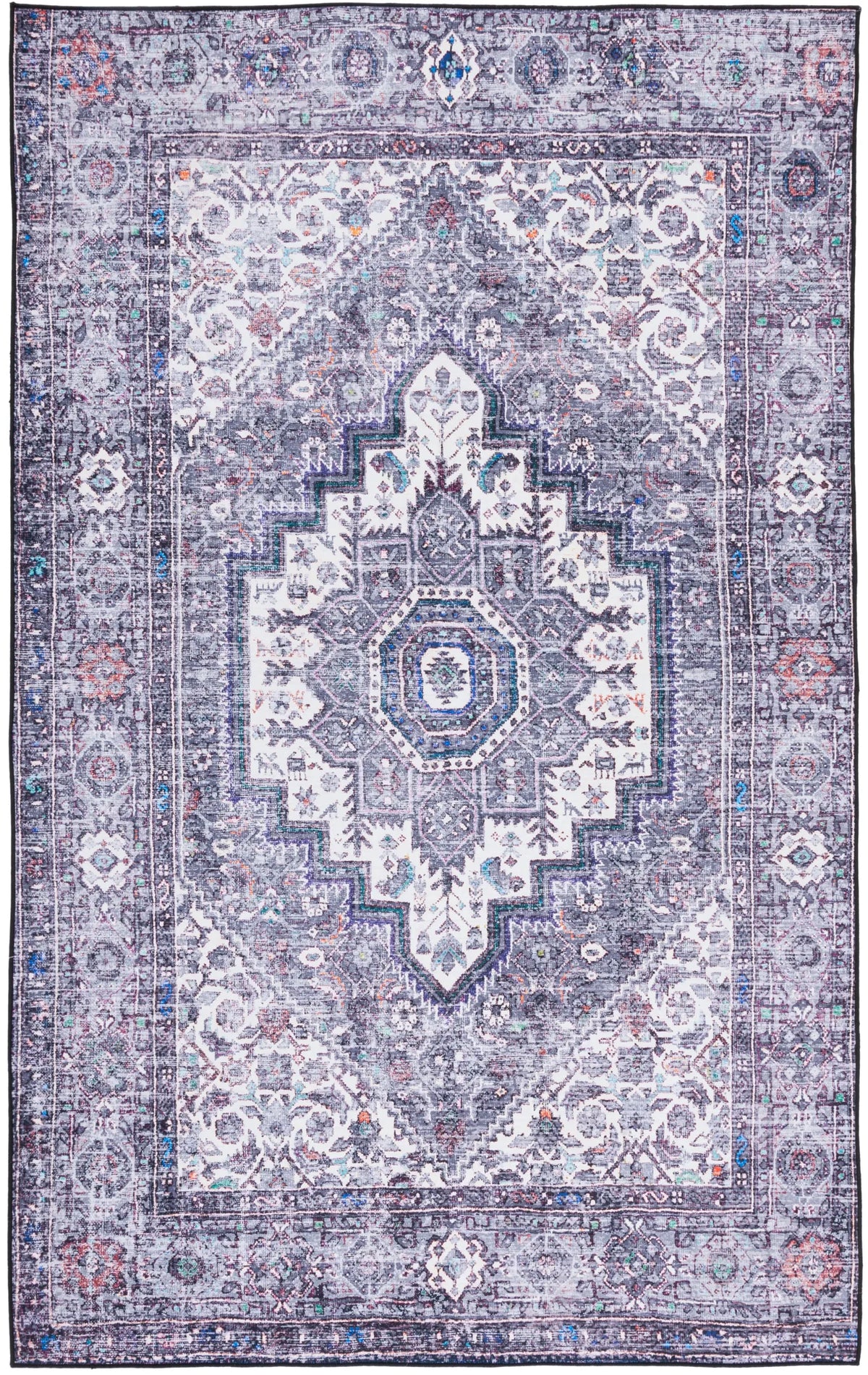 Safavieh Tucson 4'-0" x 6'-0" Rug in Beige / Grey