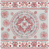Safavieh Bellagio 5'-0" x 5'-0" Rug in Light Grey / Ivory