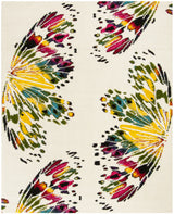 Safavieh Fiesta Shag 6'-7" x 9'-2" Rug in Cream / Multi
