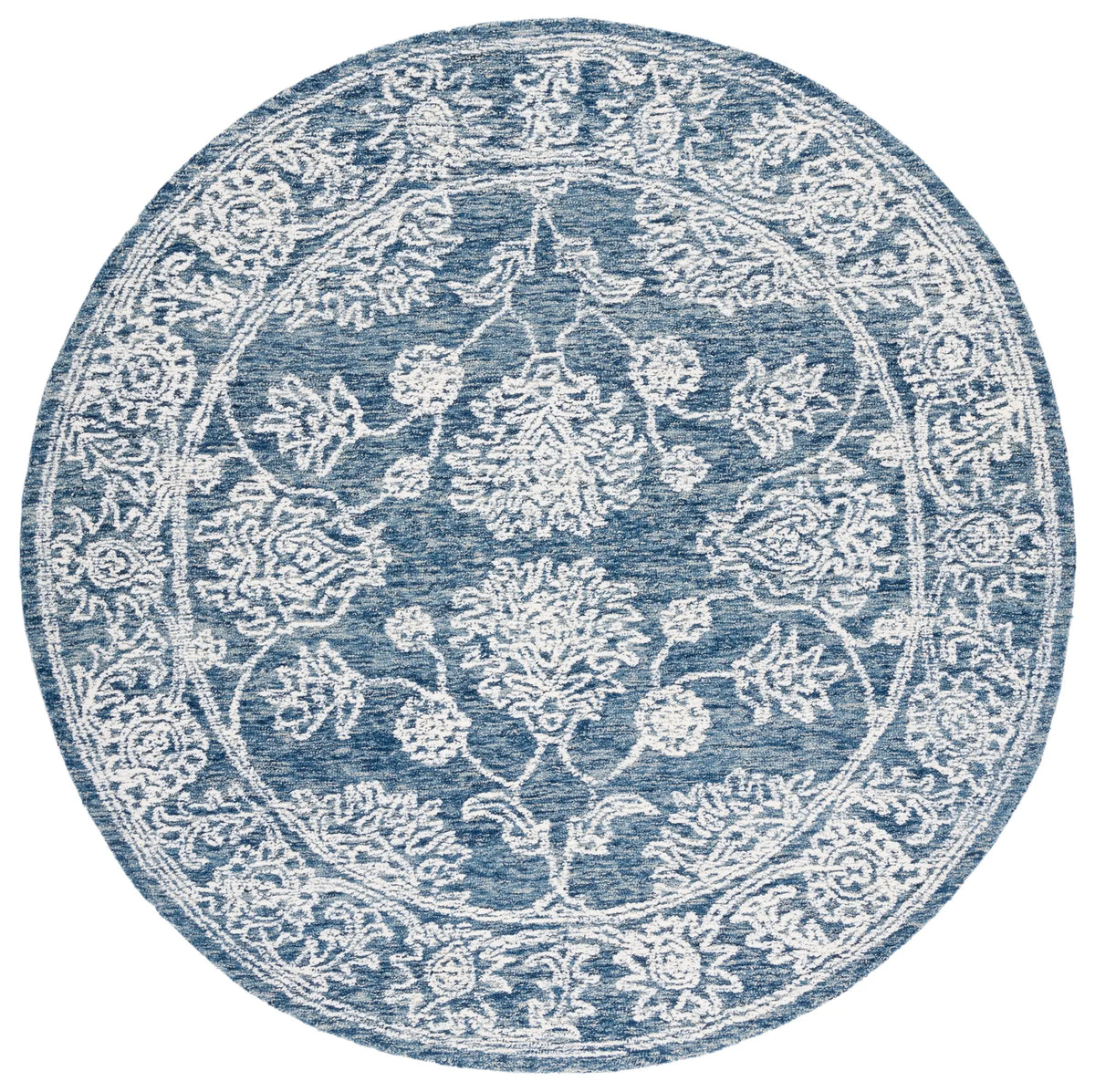 Safavieh Metro 6'-0" x 6'-0" Rug in Natural / Blue