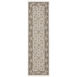 Oriental Weavers Maharaja 2061N Ivory/ Charcoal Rug - runner