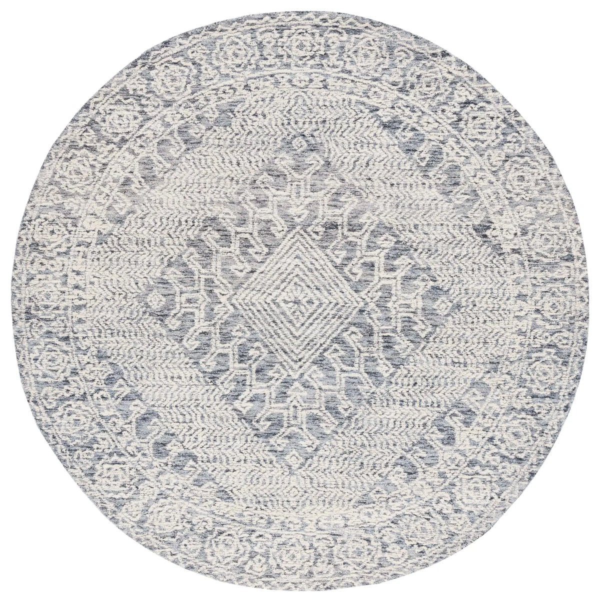 Safavieh Textural 6'-0" x 6'-0" Rug in Sage / Ivory
