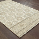 Oriental Weavers Sphinx Craft 93002 Ash / Sand Rugs - angle detail