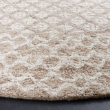 Safavieh Abstract 6'-0" x 6'-0" Rug in Ivory / Brown