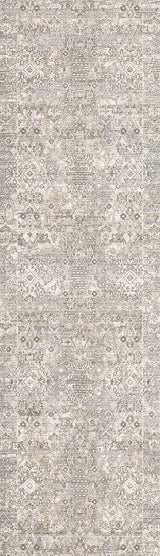 Dynamic Rugs Dharma 12043 Power Loomed Transitional Beige/Multi Rug - Runner