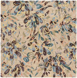 Safavieh Blossom 6'-0" x 6'-0" Rug in Beige / Purple
