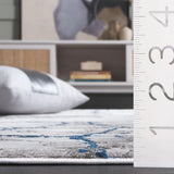 Safavieh Craft 4'-0" x 6'-0" Rug in Ivory Grey / Blue