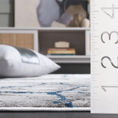 Safavieh Craft 4'-0" x 6'-0" Rug in Ivory Grey / Blue