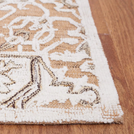Safavieh Trace 4'-0" x 6'-0" Rug in Gold / Ivory