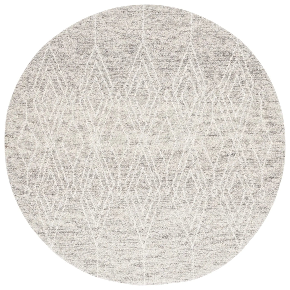 Safavieh Ebony 6'-0" x 6'-0" Rug in Grey / Ivory