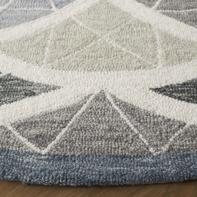 Safavieh Novelty 6'-0" x 6'-0" Rug in Grey / Blue