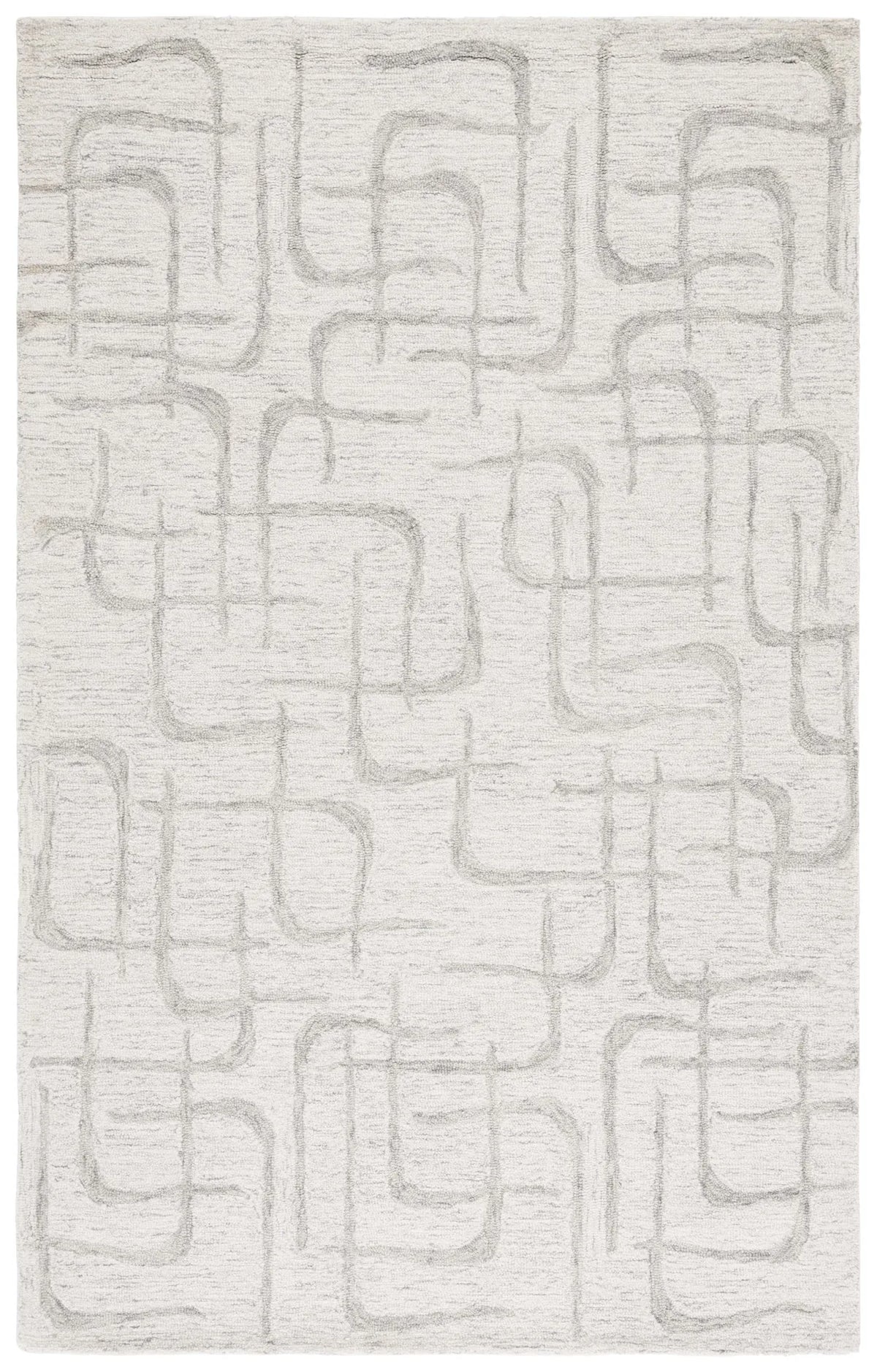 Safavieh Ebony 4'-0" x 6'-0" Rug in Beige / Light Grey