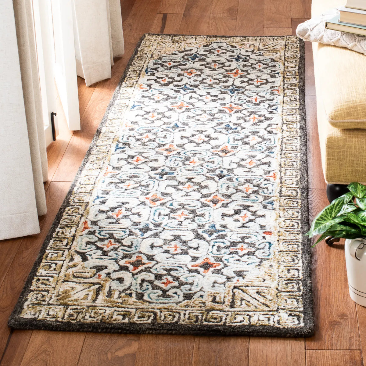 Safavieh Aspen 2'-3" x 7'-0" Rug in Blue / Taupe