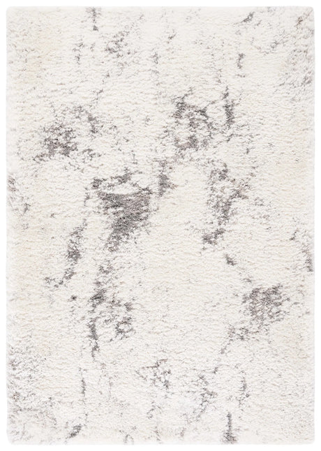 Safavieh Cloud Shag 4'-0" x 6'-0" Rug in Ivory / Grey