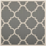 Safavieh Courtyard 6'-7" x 6'-7" Rug in Grey / Beige