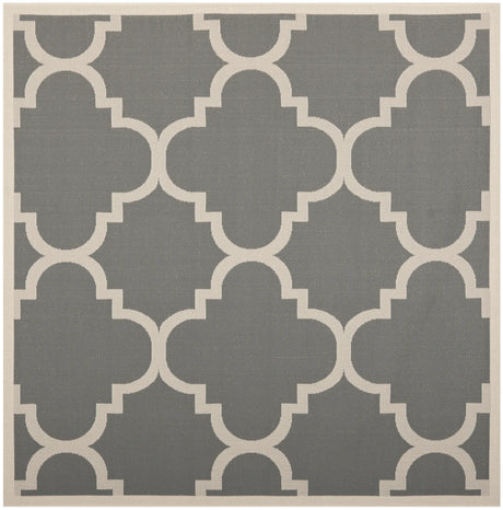 Safavieh Courtyard 6'-7" x 6'-7" Rug in Grey / Beige