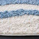 Safavieh Norway 6'-7" x 6'-7" Rug in Blue / Ivory