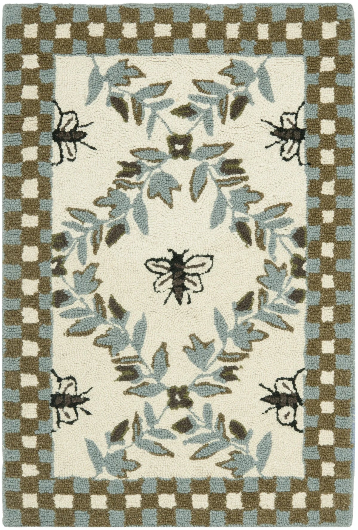 Safavieh Chelsea 1'-8" x 2'-6" Rug in Ivory / Light Blue