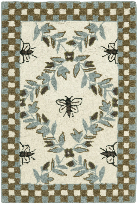 Safavieh Chelsea 1'-8" x 2'-6" Rug in Ivory / Light Blue