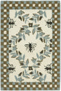 Safavieh Chelsea 1'-8" x 2'-6" Rug in Ivory / Light Blue
