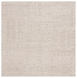 Safavieh Micro-Loop 6'-0" x 6'-0" Rug in Beige / Ivory