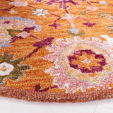 Safavieh Aspen 5'-0" x 5'-0" Rug in Rust / Green