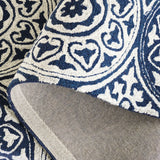 Safavieh Metro 4'-0" x 6'-0" Rug in Blue / Ivory