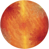 Safavieh Soho 6'-0" x 6'-0" Rug in Rust / Multi