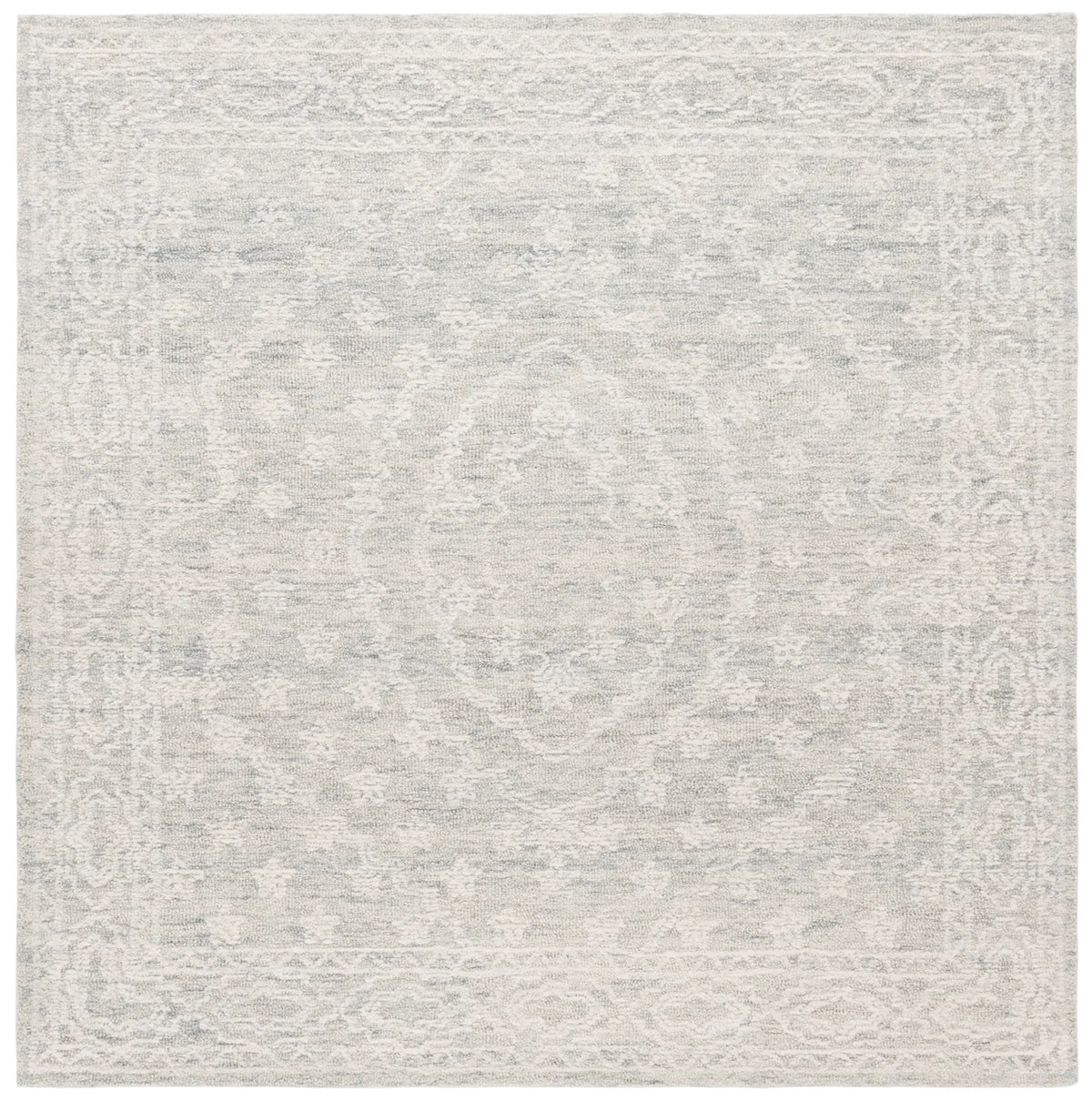Safavieh Ebony 6'-0" x 6'-0" Rug in Ivory / Light Blue