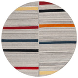 Safavieh Kilim 6'-0" x 6'-0" Rug in Ivory / Grey