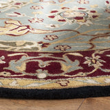 Safavieh Heritage 6'-0" x 6'-0" Rug in Light Blue / Red